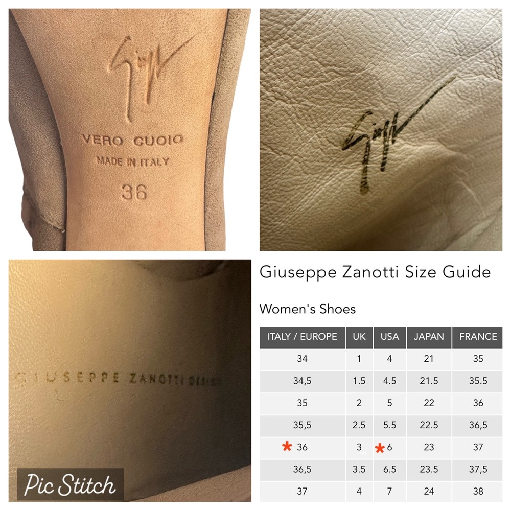 Giuseppe Zanotti Cindy Suede Leather Ankle Bootie Beige Taupe Stiletto Heel US 6 - Picture 10 of 17